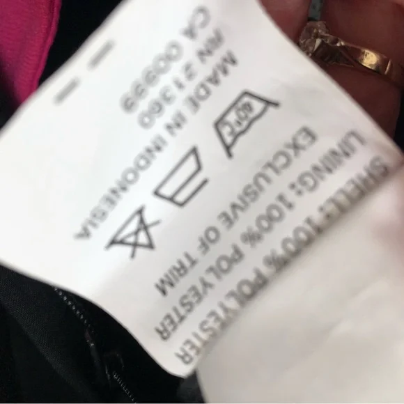 Ball Gown, Sequenced Satin Tulle, Pink & Black (size 9) - Picture 11 of 14